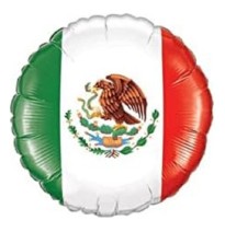 GLOBO METALICO TRICOLOR 18 VMF E.1 C.25