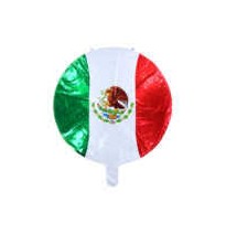 GLOBO METALICO TRICOLOR 18 VMF E.1 C.25