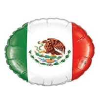 GLOBO METALICO TRICOLOR 18 VMF E.1 C.25