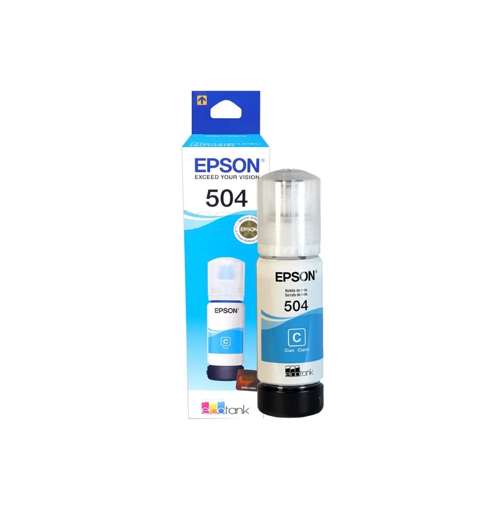 TINTA EPSON CYAN T504220-AL L4150L4160 70ML.