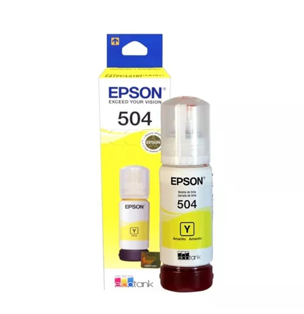 TINTA EPSON AMARILLO T504420-AL L4150L4160 70ML.