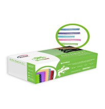 ARILLO PLAST. ESPIRAL 3:1 10MM MULTICOL PERFEX CJ.C128 C.8