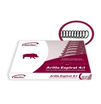ARILLO PLAST. ESPIRAL 4:1 08MM NGO. PERFEX CJ.C100 C.10