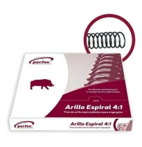 ARILLO PLAST. ESPIRAL 4:1 12MM NGO. PERFEX CJ.C75 C.10