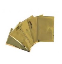 FOIL DORADO 216X280MM PAQ. C24 LAMINAS PERFEX C.30