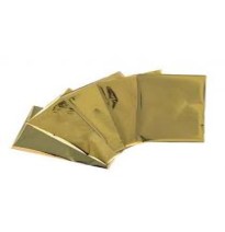 FOIL DORADO 216X280MM PAQ. C24 LAMINAS PERFEX C.30