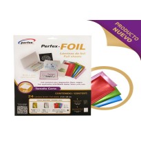 FOIL MULTICOLOR 216X280MM PAQ. C24 LAMINAS PERFEX C.30