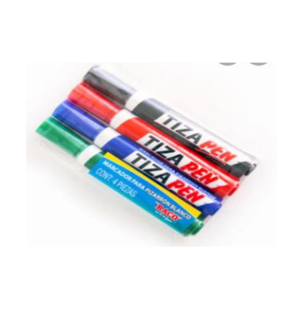 MARCADOR PPIZ. GRUESO EST.C4 TIZAPEN BACO PLAST. C.70