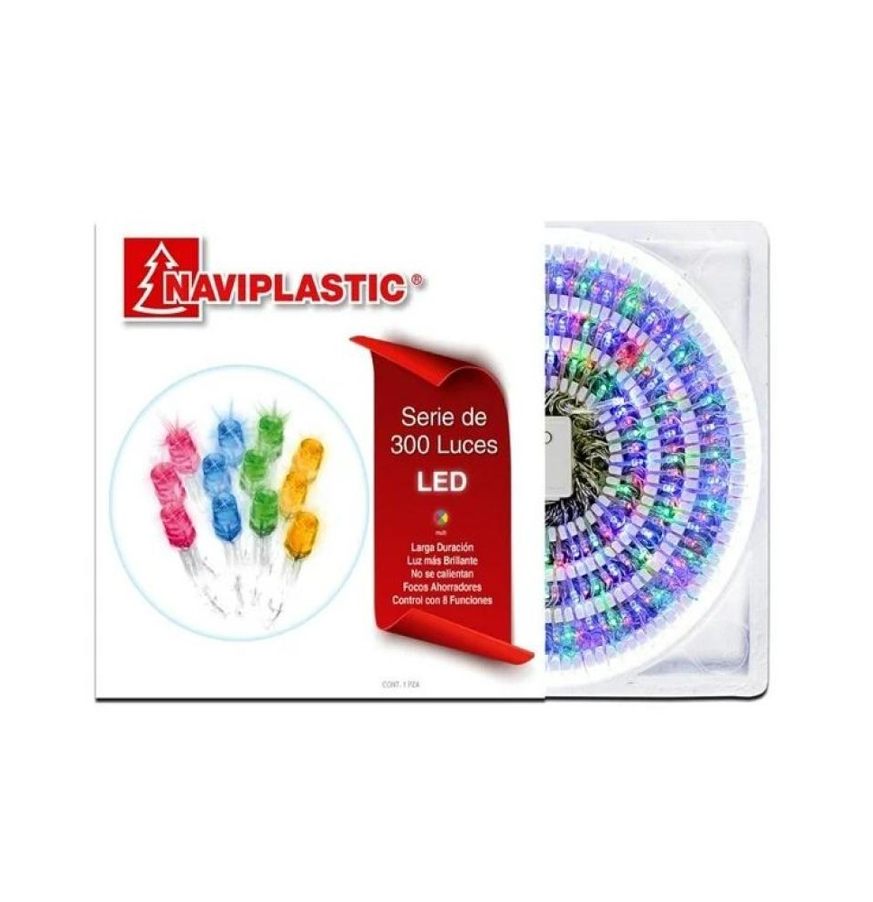 LUCES NAV. LED NAVIPLASTIC C300 FOCOS MULTICOLOR E.12