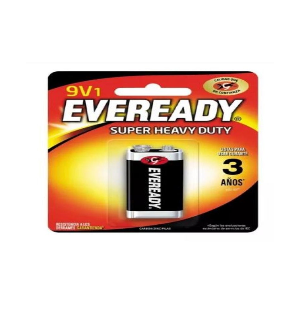 PILA CARBON 9V EVEREADY BL. C1 PZ. E.18 C.72