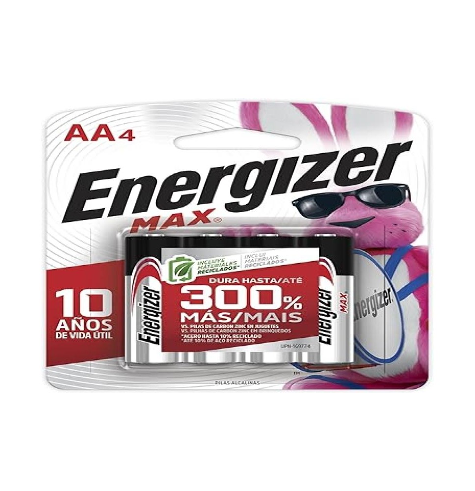 PILA ALCALINA AA ENERGIZER BL.C4 PZ. E.4 C.48