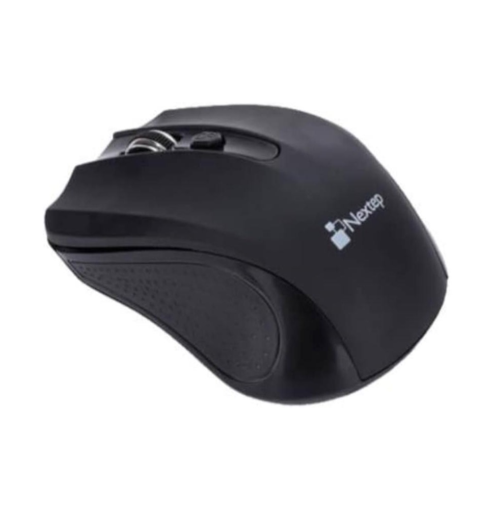 MOUSE INALAMBRICO NEXTEP USB 1600 DPI NEGRO NE-410