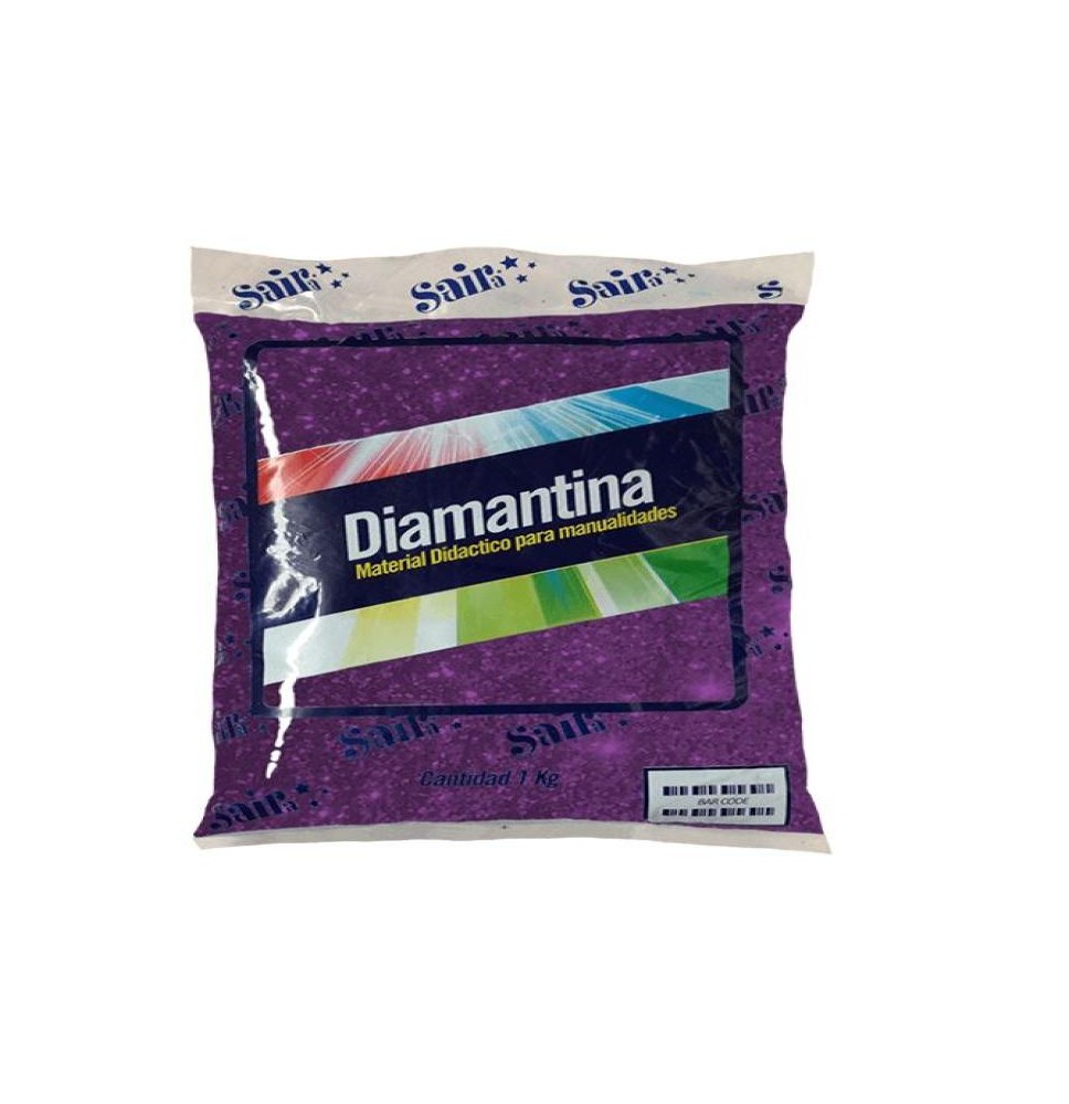 DIAMANTINA GRUESA BOL. 1KG 13 MORADO