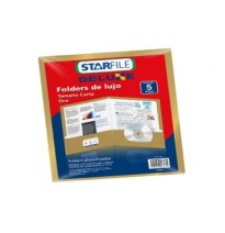 FOLDER PLAST. CTA. STARFILE DELUXE ORO E.5 C.40