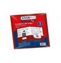 FOLDER PLAST. CTA. STARFILE DELUXE VINO E.5 C.40