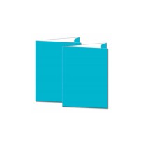 FOLDER PLAST. CTA. DELUXEELITE FILE AZUL AQUA E.5 C.40