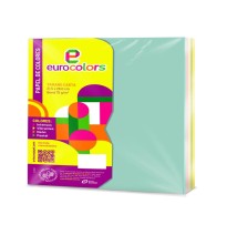 PAPEL BOND CTA.ARCOIRIS PASTEL EUROCOLOR 75G. PAQC1000H C.3