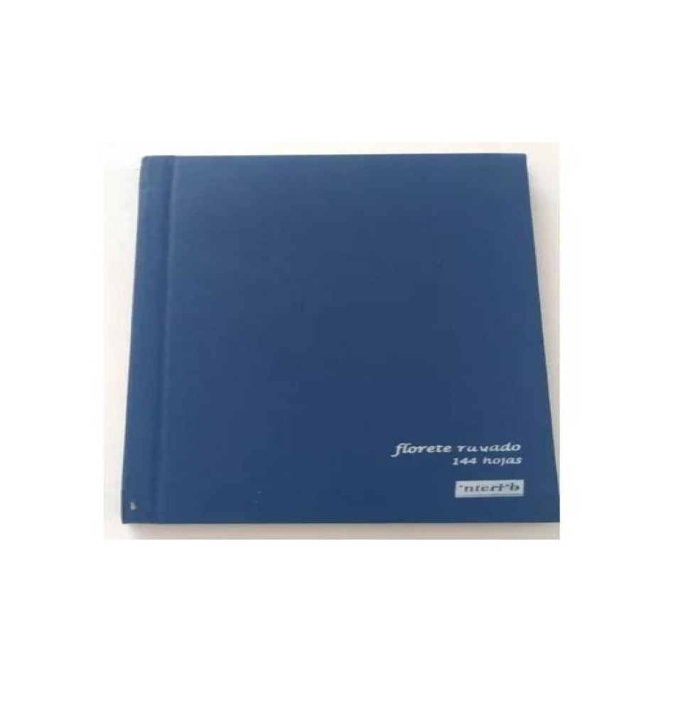 LIBRO FLORETE GRIS AZUL INTERLIB FF.144H.E.5 C.30