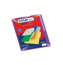 FOLDER BITONO OFI. STARFILE MORADO PAQ.C25 C.20
