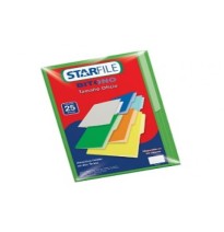 FOLDER BITONO OFI. STARFILE VERDE PAQ.C25 C.20