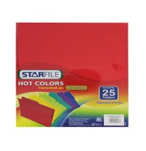 FOLDER CTA. HOTCOLORSFLASHFILE INTENSO ROJO PAQ.C25 C.20