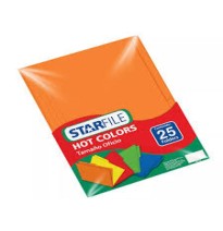 FOLDER OFI. HOTCOLORSFLASHFILE INT. NARANJA PAQ.C25 C20