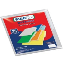 FOLDER BITONO CTA. STARFILEFLASHFILE GRIS PAQ.C25 C20