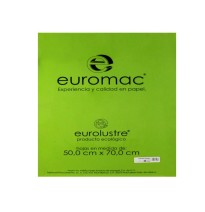 PAPEL LUSTRE MAPASA 50X70CM. VERDE LIMON E.25 C.500