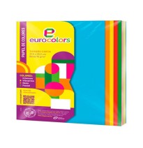PAPEL BOND FLUOR. CTA. MIX EUROCOLOR 75G. PAQ.C50H C50