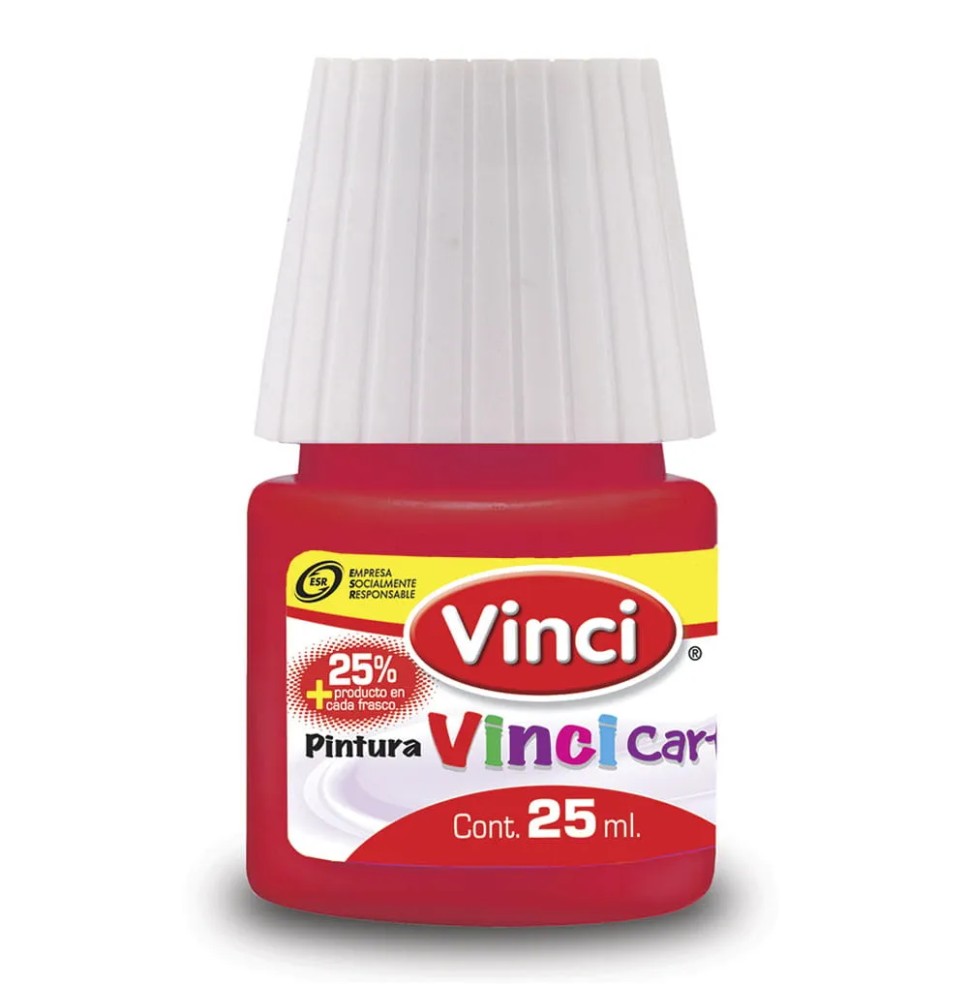PINTURA CARTEL 55 VINCI 25ML.CARMIN E.10 C.200