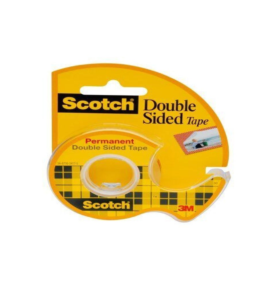 CINTA DOBLE CARA CDESP. 12MMX6.3M SCOTCH 136 C36 C24