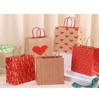 BOLSA KRAFT JUMBO AMOR SLIC. DIPAK E.10 C.100