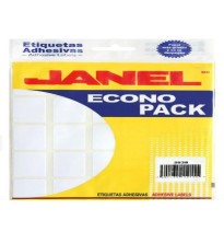 ETIQUETA ADH. BCA. JANEL 25X38 7 PAQ.C20H. E.20
