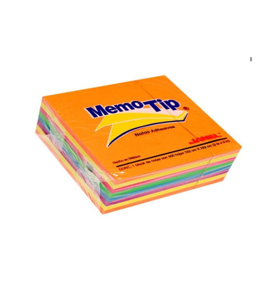 NOTAS ADH. 3X3 MEMOTIP CUBO 400H. FLUOR C.36