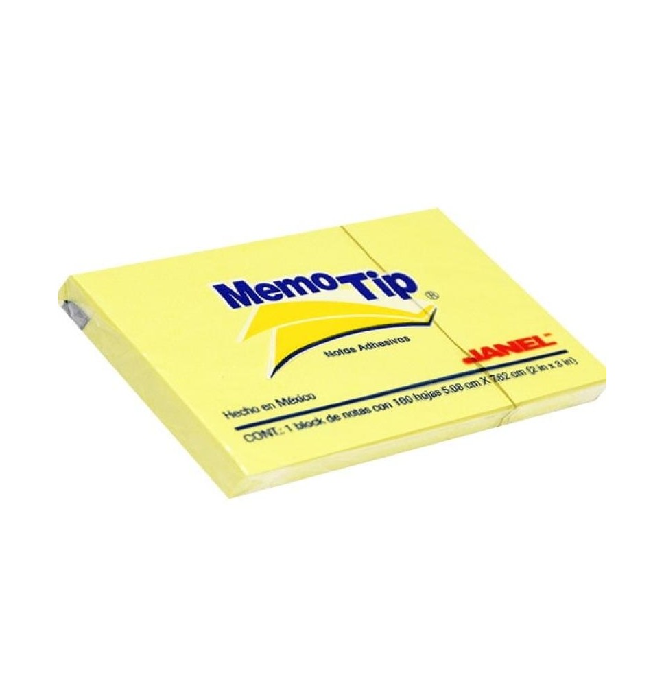 NOTAS ADH. 2X3 MEMOTIP 56 100H. AMARILLO C.192