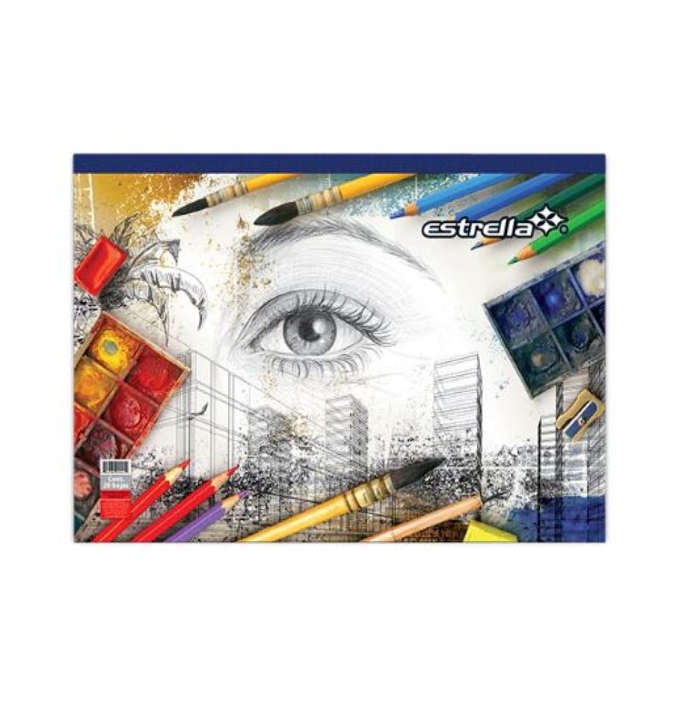 BLOCK DIBUJO CONSTRUCTIVO ESTRELLA 0041 20H. 35X50 C.16