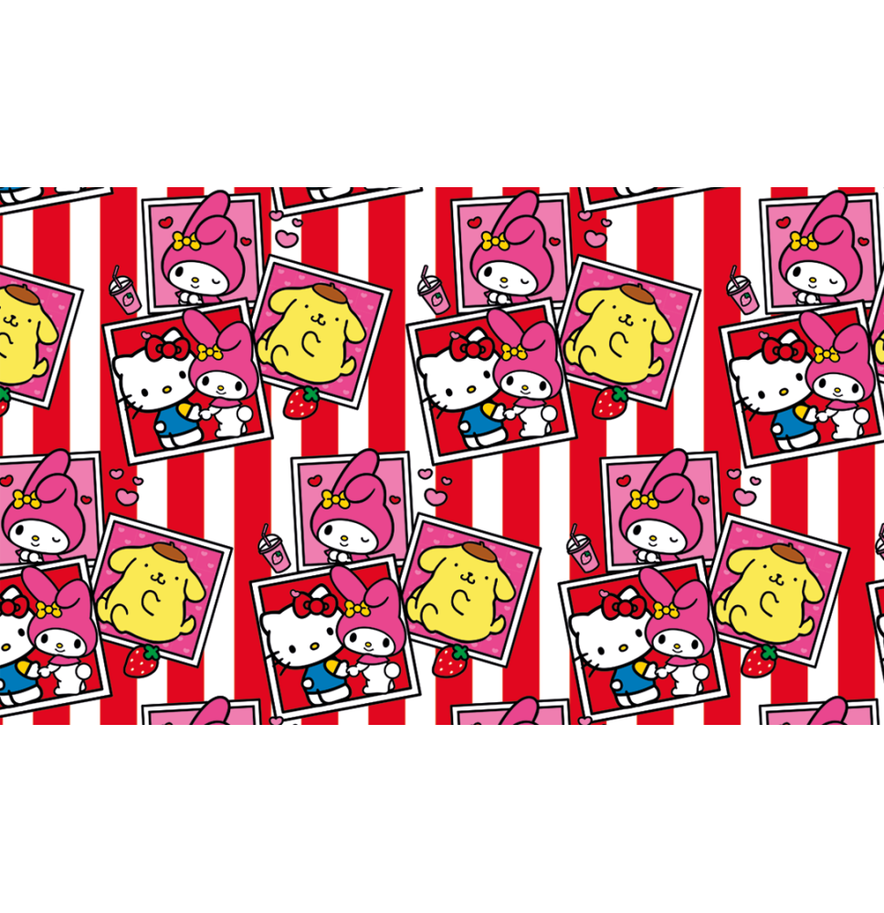 PAPEL COUCHE HELLO KITTYKUROMI GRANMARK 50X70 CM. E.25