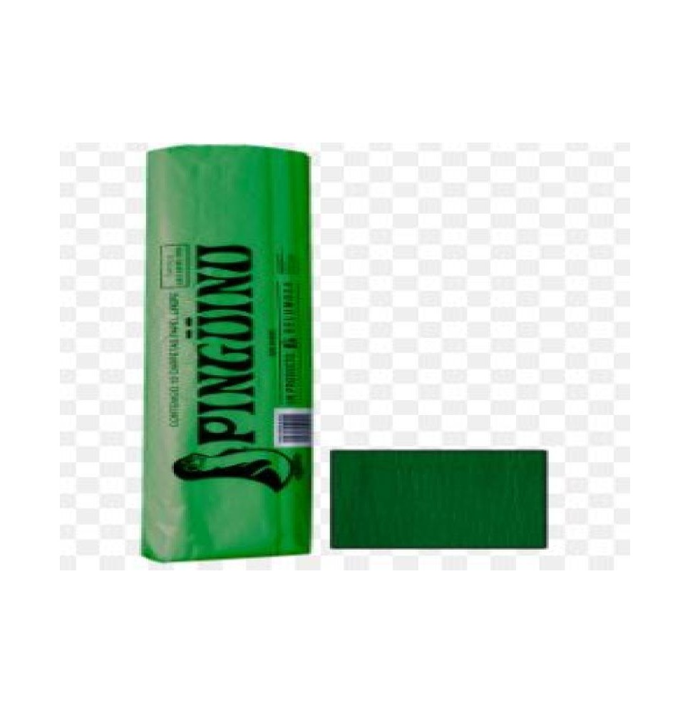 PAPEL CREPE PINGUINO VERDE BANDERA E10 C250 14