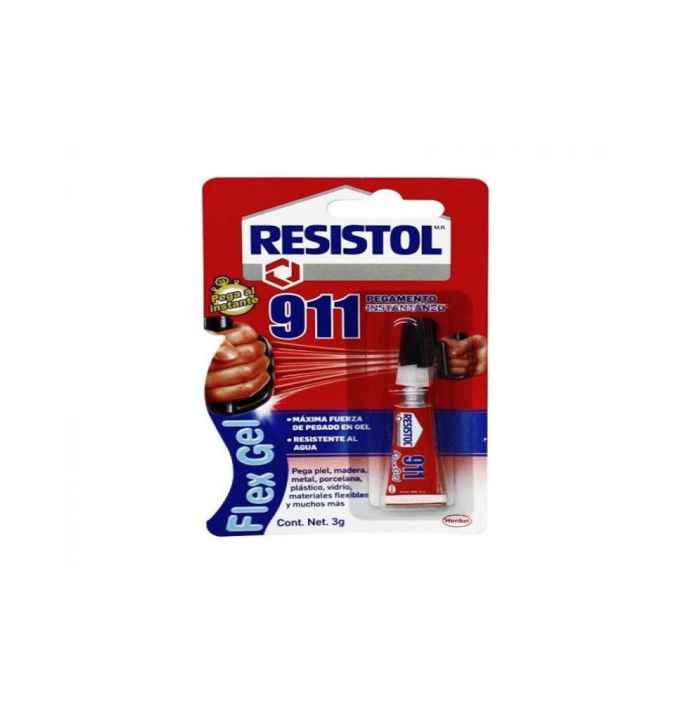 PEGAMENTO INSTANT. SUPER GEL 911 RESISTOL 3G. E.10