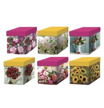 CAJA CUBO PETALOS PADI 15 15X15 CM JGO E.12