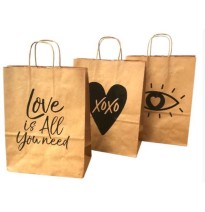 BOLSA KRAFT MED. AMOR SLIC. DIPAK E10 C.100