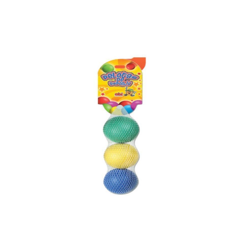 PELOTA ESPONJA 2 12 SATELITE RED C3 PZAS. C.36