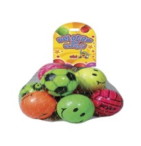 PELOTA ESPONJA 2 12 DECORADA RED C10 PZAS. SURT. E.12