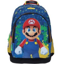 MOCHILA PRIMARIA NIÑO MARIO MB64459-R CHENSON C24