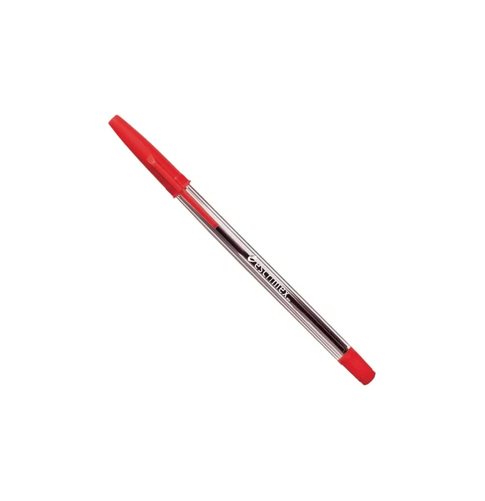 BOLIGRAFO ESCRIMEX 1.0MM ROJO E12 C1200
