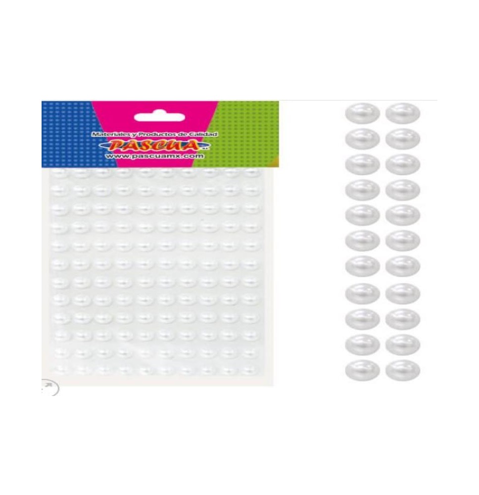 PERLAS PLAST. CADH. PASCUA BL.C120 PZ. E.12C144