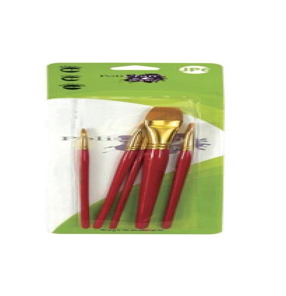 PINCEL PLANO P.PONY BL.C5 PZ.SURT.RODIN POLICRAFTJP6 C24