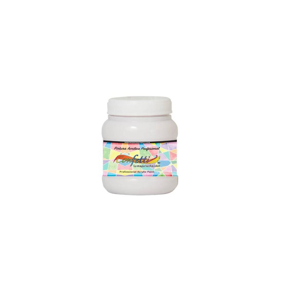 PINTURA ACRILICA CONFETTI 100ML.BLANCO 110 C.12