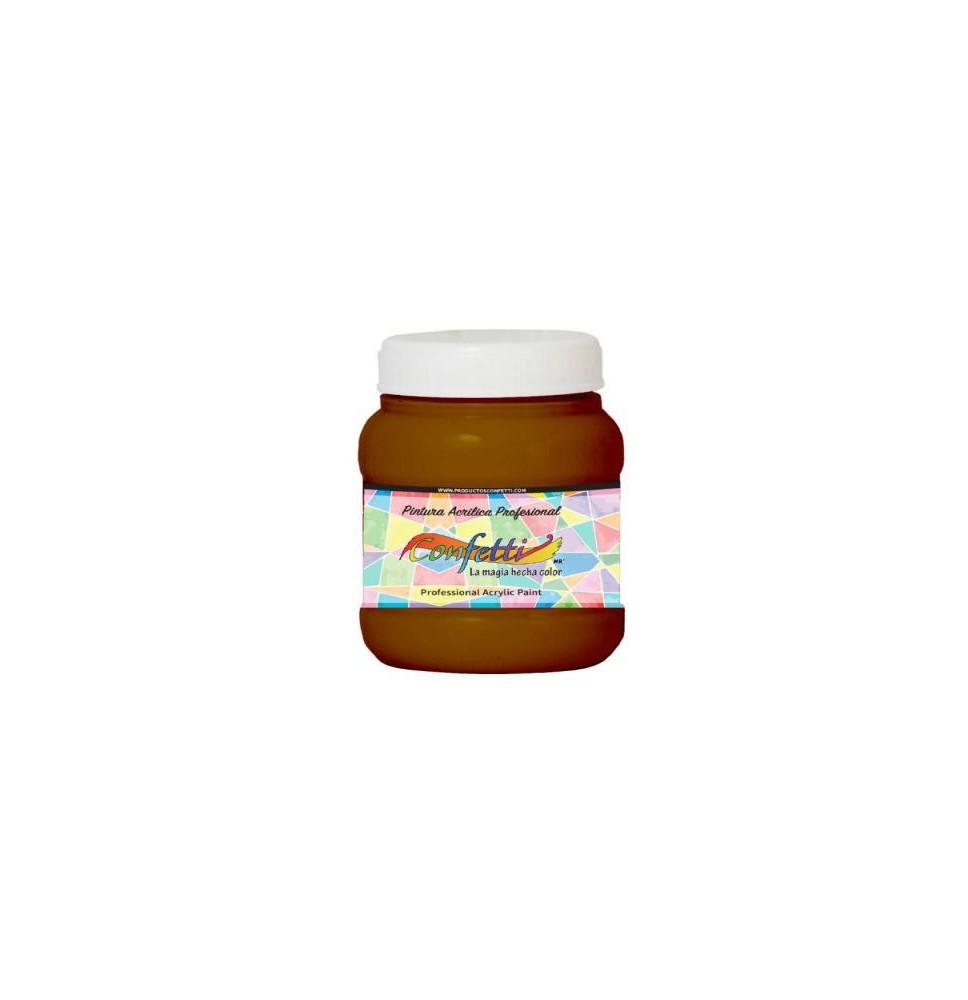 PINTURA ACRILICA CONFETTI 100ML. CAFE OSCURO 137 C.12