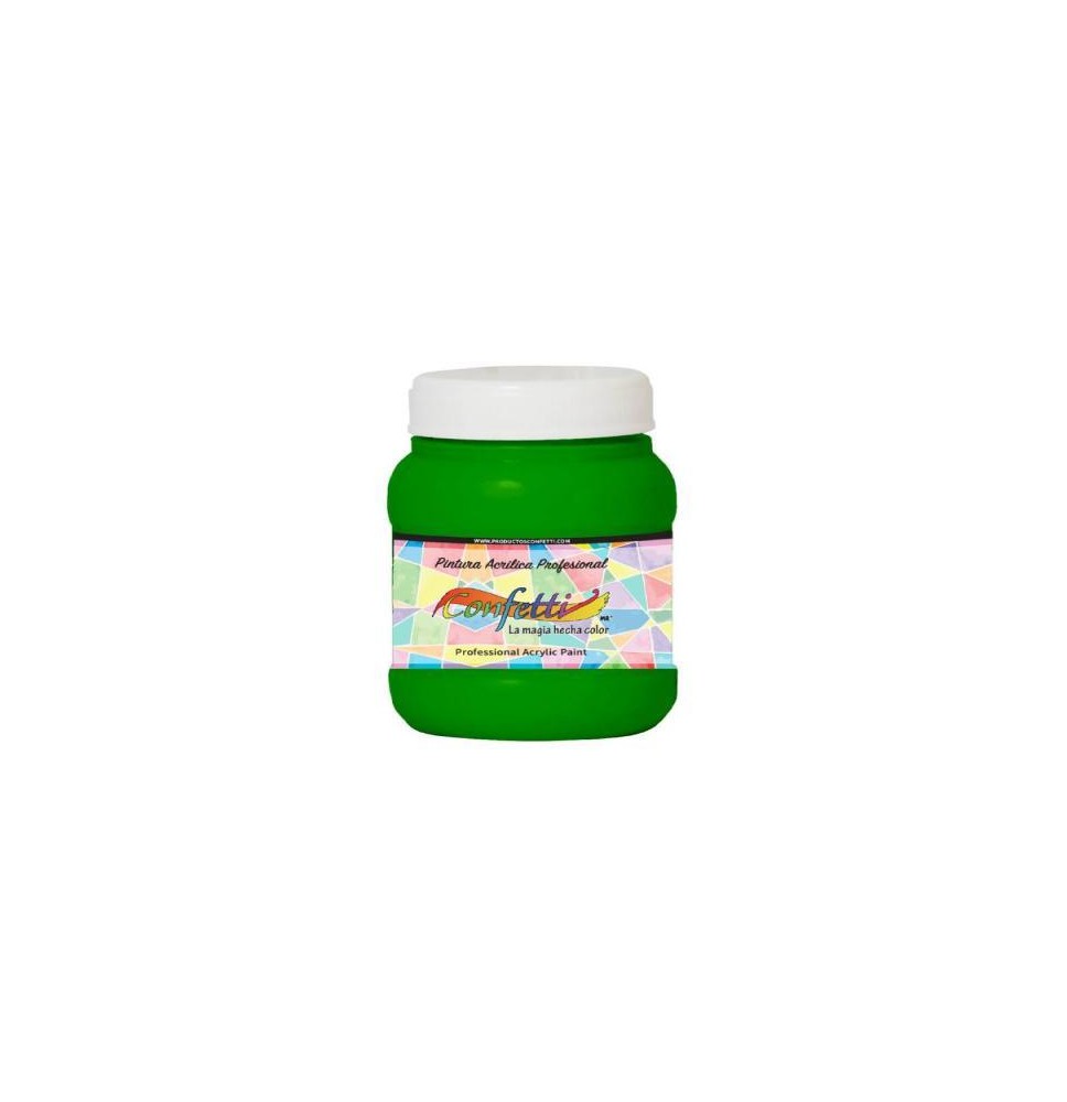 PINTURA ACRILICA CONFETTI 100ML. VERDE BRILLANTE 133 C.12